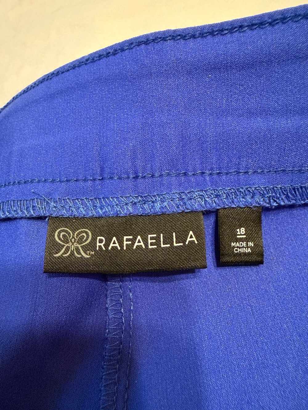 Rafaella Bright Cobalt Blue Ankle Crop Pants - Picture 6 of 8